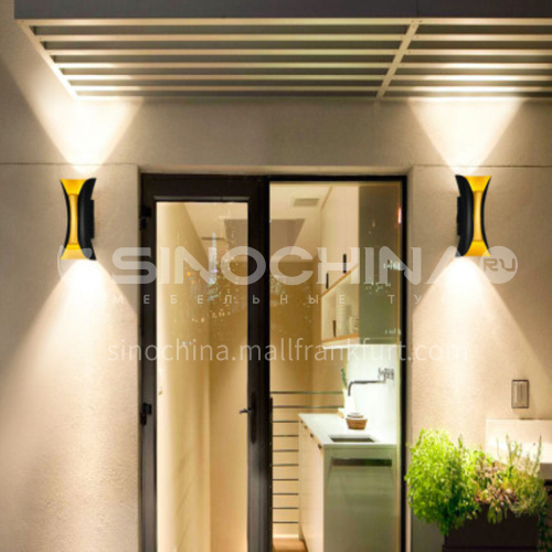 LED outdoor wall lamp waterproof aisle European style modern minimalist courtyard wall lamp-YY-8109